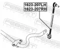 FEBEST Ty / vzpra stabiliztoru FBS 1623-207RH, 1623-207RH