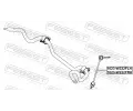 FEBEST Ty / vzpra stabiliztoru FBS 1623-W222FLH, 1623-W222FLH