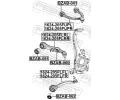 FEBEST Rameno zaven kol FBS 1624-205FLRL, 1624-205FLRL