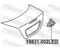 FEBEST Osvtlen SPZ FBS 16631-002LED, 16631-002LED