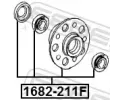 FEBEST Náboj kola FBS 1682-211F, 1682-211F