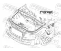 FEBEST Lanko pro otevrn kapoty motoru FBS 17101-A4B7, 17101-A4B7