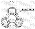FEBEST Tripod hnacho hdele FBS 1716-A4, 1716-A4
