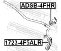 FEBEST Ty / vzpra stabiliztoru FBS 1723-4F5ALR, 1723-4F5ALR
