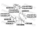 FEBEST Rameno zaven kol FBS 1724-8KFLFL, 1724-8KFLFL