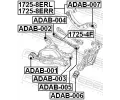 FEBEST Rameno zaven kol FBS 1725-4F, 1725-4F