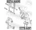 FEBEST Sada na opravu brzdovho tmenu FBS 1775-A5F, 1775-A5F