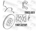 FEBEST Pruina obloen kotouov brzdy FBS 1903-001, 1903-001