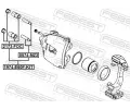 FEBEST Vodic ep brzdovho tmenu FBS 1974-E60F-KIT, 1974-E60F-KIT