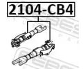 FEBEST Nastavova bubnov brzdy FBS 2104-CB4, 2104-CB4