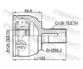FEBEST Kloub hnacho hdele, sada FBS 2110-FOCII20, 2110-FOCII20