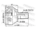 FEBEST Kloub hnacho hdele, sada FBS 2110-FOCII, 2110-FOCII