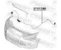 FEBEST Lanko pro otevrn kapoty motoru FBS 21101-CB8, 21101-CB8