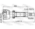FEBEST Kloub hnacho hdele, sada FBS 2111-CA1RH, 2111-CA1RH