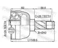 FEBEST Kloub hnacho hdele, sada FBS 2111-GALLH, 2111-GALLH
