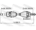 FEBEST Hnac hdel FBS 2114-CB4LH, 2114-CB4LH