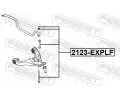 FEBEST Ty / vzpra stabiliztoru FBS 2123-EXPLF, 2123-EXPLF