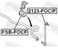 FEBEST Ty / vzpra stabiliztoru FBS 2123-FOCIF, 2123-FOCIF