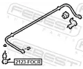 FEBEST Ty / vzpra stabiliztoru FBS 2123-FOCR, 2123-FOCR