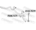 FEBEST Ty / vzpra stabiliztoru FBS 2123-TC7F, 2123-TC7F