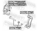 FEBEST Vodicí čep brzdového třmenu FBS 2174-TT9F, 2174-TT9F