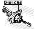 FEBEST Hlavn spojkov vlec FBS 2181-CB4, 2181-CB4