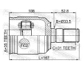 FEBEST Kloub hnacho hdele, sada FBS 2211-MQ4FLH, 2211-MQ4FLH