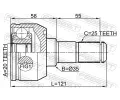 FEBEST Kloub hnacho hdele, sada FBS 2211-MQ4R, 2211-MQ4R