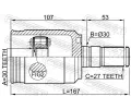 FEBEST Kloub hnacho hdele, sada FBS 2211-SEL19LH, 2211-SEL19LH