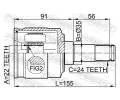 FEBEST Kloub hnac�ho h��dele, sada FBS 2211-SPAATLH, 2211-SPAATLH