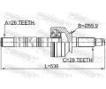 FEBEST Kloub hnacho hdele, sada FBS 2214-SOR, 2214-SOR