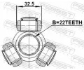FEBEST Tripod hnacho hdele FBS 2216-CER, 2216-CER
