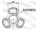 FEBEST Tripod hnacho hdele FBS 2216-XM12, 2216-XM12