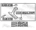 FEBEST ep ramene FBS 2220-MQ4LOWF, 2220-MQ4LOWF