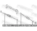 FEBEST Axiln kloub pnho thla zen FBS 2222-SPO16, 2222-SPO16