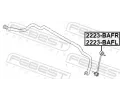 FEBEST Tyč / vzpěra stabilizátoru FBS 2223-BAFL, 2223-BAFL