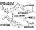 FEBEST Rameno zaven kol FBS 2225-MQ4UPR, 2225-MQ4UPR