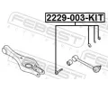 FEBEST roub pro opravu odklonu kola FBS 2229-003-KIT, 2229-003-KIT