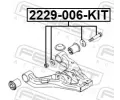 FEBEST roub pro opravu odklonu kola FBS 2229-006-KIT, 2229-006-KIT