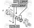FEBEST Maneta - vodtko brzdovho tmenu FBS 2273-CERIIF, 2273-CERIIF