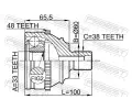 FEBEST Kloub hnacho hdele, sada FBS 2310-018A48, 2310-018A48