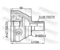 FEBEST Kloub hnacho hdele, sada FBS 2310-B6, 2310-B6