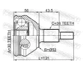 FEBEST Kloub hnacho hdele, sada FBS 2310-PV, 2310-PV