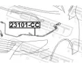 FEBEST Lanko pro otevrn kapoty motoru FBS 23101-CC, 23101-CC