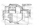 FEBEST Kloub hnacho hdele, sada FBS 2311-T6MTLH, 2311-T6MTLH