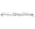 FEBEST Plynov vzpra zavazadlovho prostoru FBS 23117-015, 23117-015