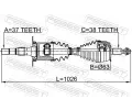 FEBEST Hnac hdel FBS 2314-7ERH, 2314-7ERH