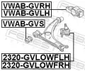 FEBEST ep ramene FBS 2320-GVLOWFLH, 2320-GVLOWFLH
