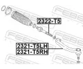 FEBEST ep zen FBS 2321-T5LH, 2321-T5LH