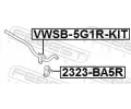 FEBEST Ty / vzpra stabiliztoru FBS 2323-BA5R, 2323-BA5R